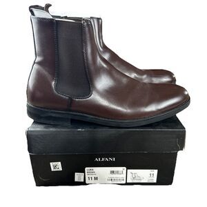 Alfani Luka Mens Ankle Boots 11 Brown